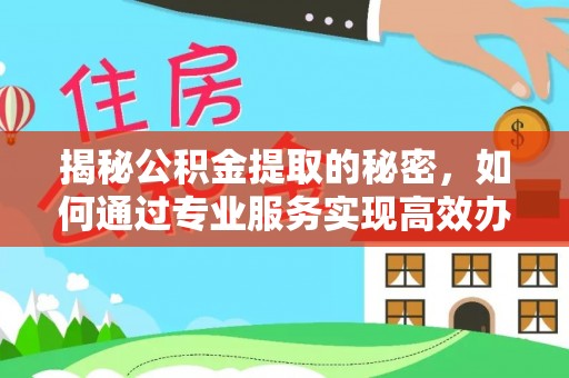 循化揭秘公积金提取的秘密，如何通过专业服务实现高效办理？