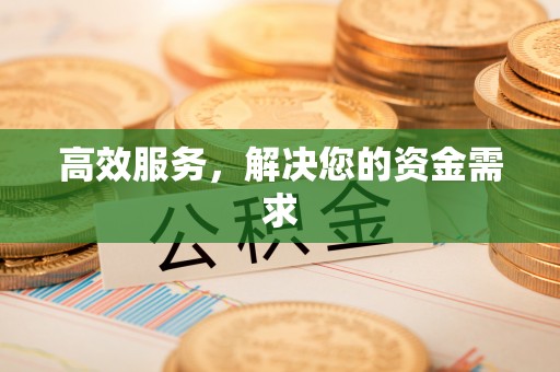 循化高效服务，解决您的资金需求