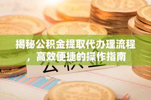 循化揭秘公积金提取代办理流程，高效便捷的操作指南