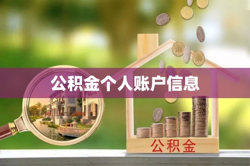 循化公积金个人账户信息