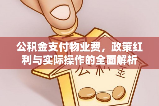 循化公积金支付物业费，政策红利与实际操作的全面解析