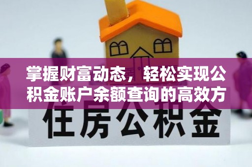 循化掌握财富动态，轻松实现公积金账户余额查询的高效方法