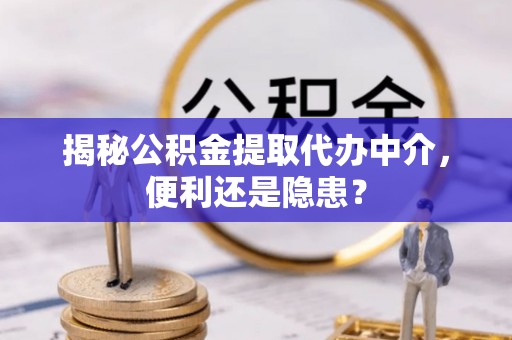 循化揭秘公积金提取代办中介，便利还是隐患？