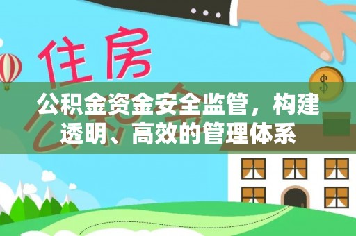 循化公积金资金安全监管，构建透明、高效的管理体系