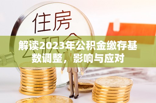 循化解读2023年公积金缴存基数调整，影响与应对