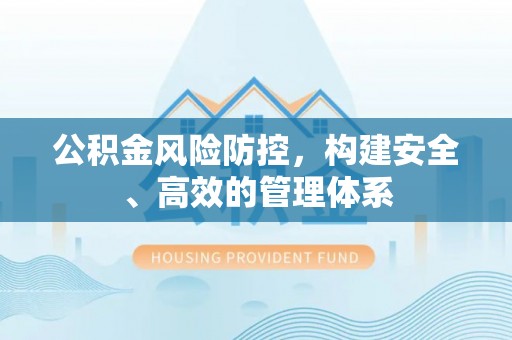 循化公积金风险防控，构建安全、高效的管理体系
