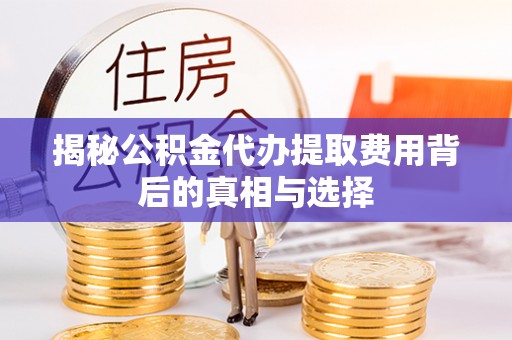 循化揭秘公积金代办提取费用背后的真相与选择