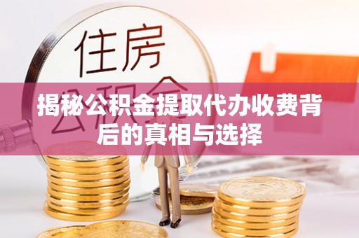 循化揭秘公积金提取代办收费背后的真相与选择