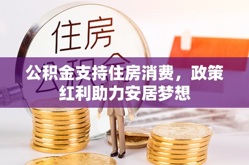 循化公积金支持住房消费，政策红利助力安居梦想