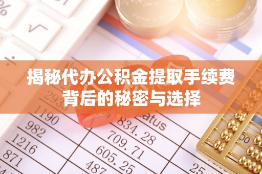 循化揭秘代办公积金提取手续费背后的秘密与选择