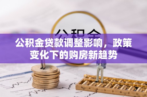 循化公积金贷款调整影响，政策变化下的购房新趋势
