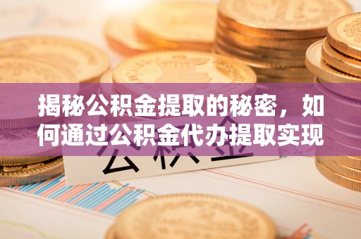 循化揭秘公积金提取的秘密，如何通过公积金代办提取实现财务自由