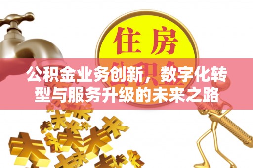 循化公积金业务创新，数字化转型与服务升级的未来之路