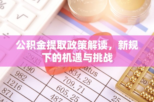 循化公积金提取政策解读，新规下的机遇与挑战