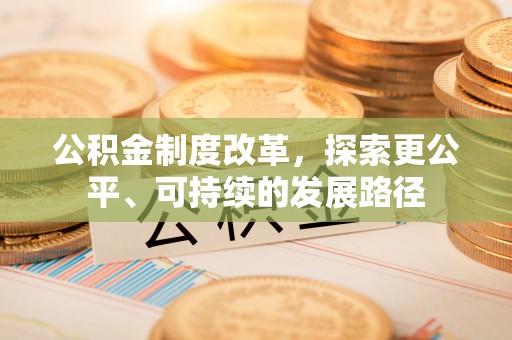 循化公积金制度改革，探索更公平、可持续的发展路径