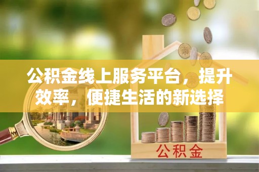循化公积金线上服务平台，提升效率，便捷生活的新选择