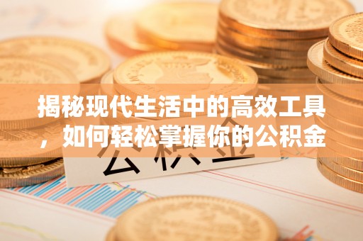 循化揭秘现代生活中的高效工具，如何轻松掌握你的公积金查询方式