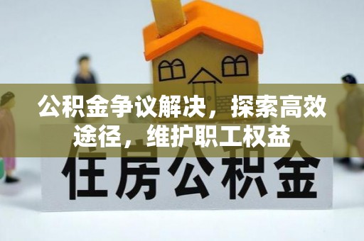 循化公积金争议解决，探索高效途径，维护职工权益