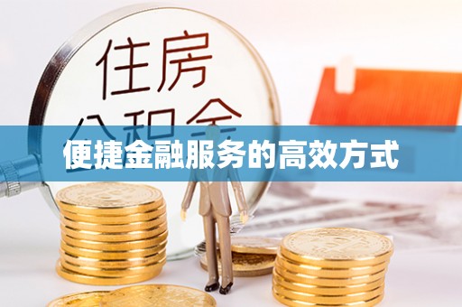 循化便捷金融服务的高效方式