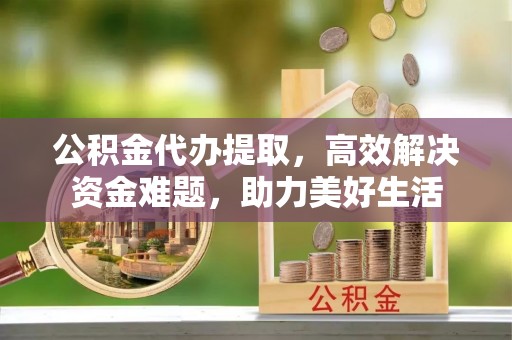 循化公积金代办提取，高效解决资金难题，助力美好生活