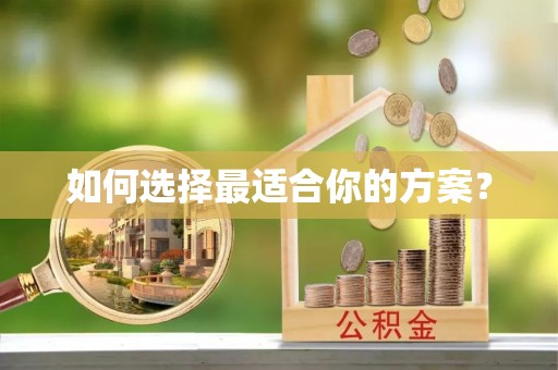 循化如何选择最适合你的方案？