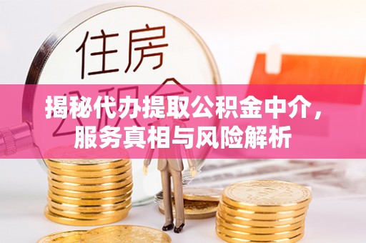 循化揭秘代办提取公积金中介，服务真相与风险解析