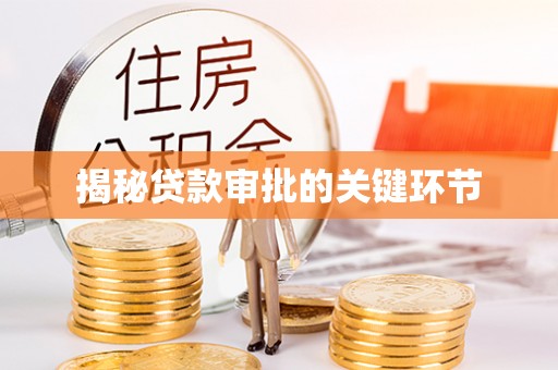 循化揭秘贷款审批的关键环节