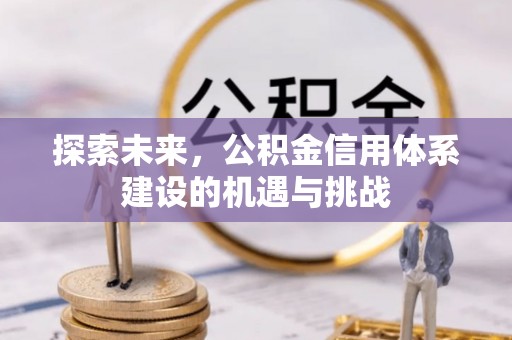 循化探索未来，公积金信用体系建设的机遇与挑战