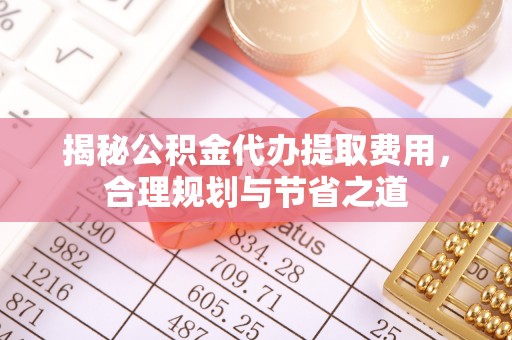 循化揭秘公积金代办提取费用，合理规划与节省之道