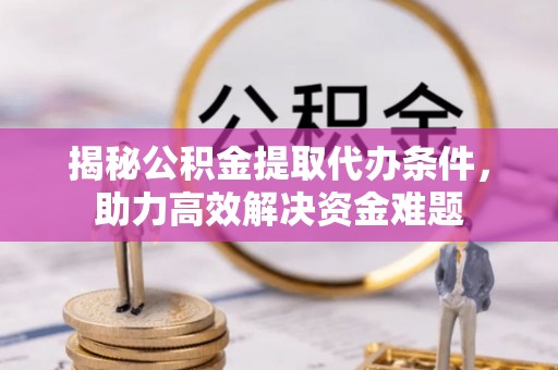 循化揭秘公积金提取代办条件，助力高效解决资金难题