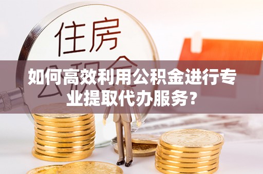 循化如何高效利用公积金进行专业提取代办服务？