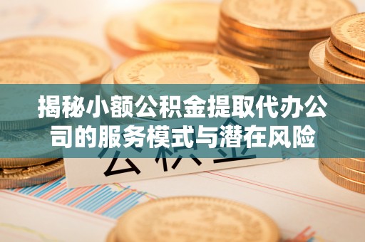 循化揭秘小额公积金提取代办公司的服务模式与潜在风险