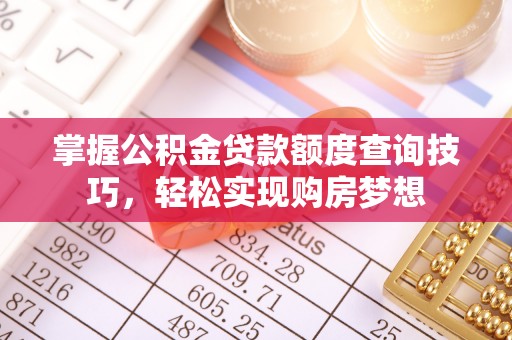 循化掌握公积金贷款额度查询技巧，轻松实现购房梦想